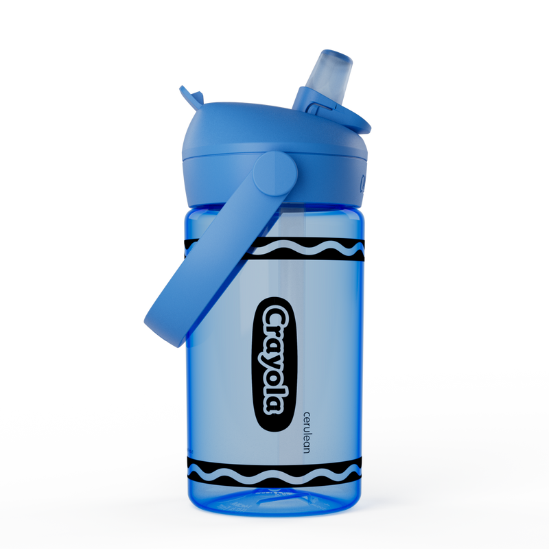 Crayola 14oz Flip Straw Bottle C3